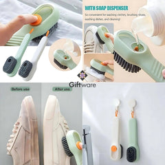 Shoe Cleaning Brush with Soap Dispenser