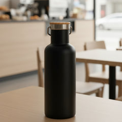 EcoVault700 Stainless Steel Flask with Bamboo Lid