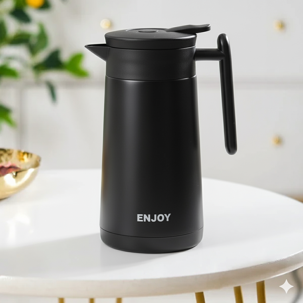 Stainless Steel Insulated Vacuum Thermos Kettle - 1L